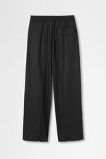 画像をギャラリービューアに読み込む, Wide Trouser with Ribbed Waistband in Wool Flannel
