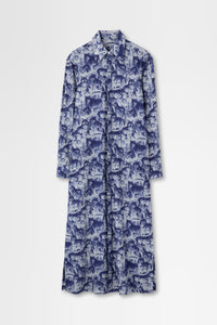 Printed Long Wool Shirting