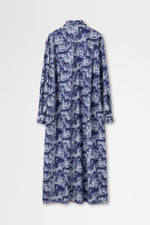 画像をギャラリービューアに読み込む, Printed Long Wool Shirting
