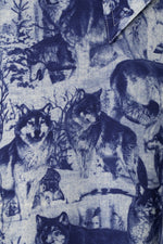 画像をギャラリービューアに読み込む, Printed Long Wool Shirting
