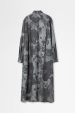 画像をギャラリービューアに読み込む, Printed Long Wool Shirting
