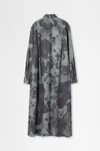 Printed Long Wool Shirting