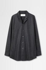 画像をギャラリービューアに読み込む, Shirt Jacket in Wool Flannel
