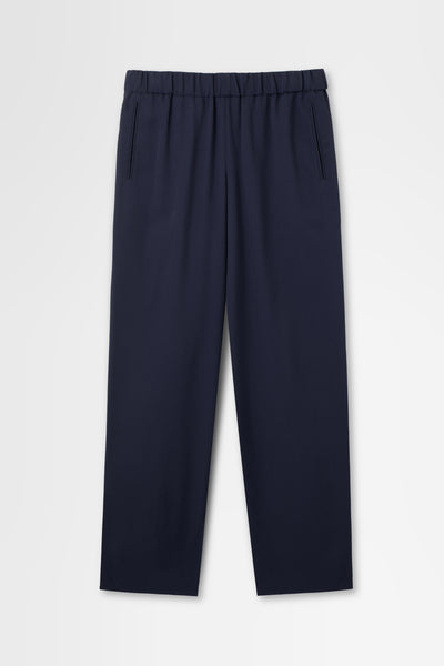 Drawstring Trouser in Rayon Tricotine