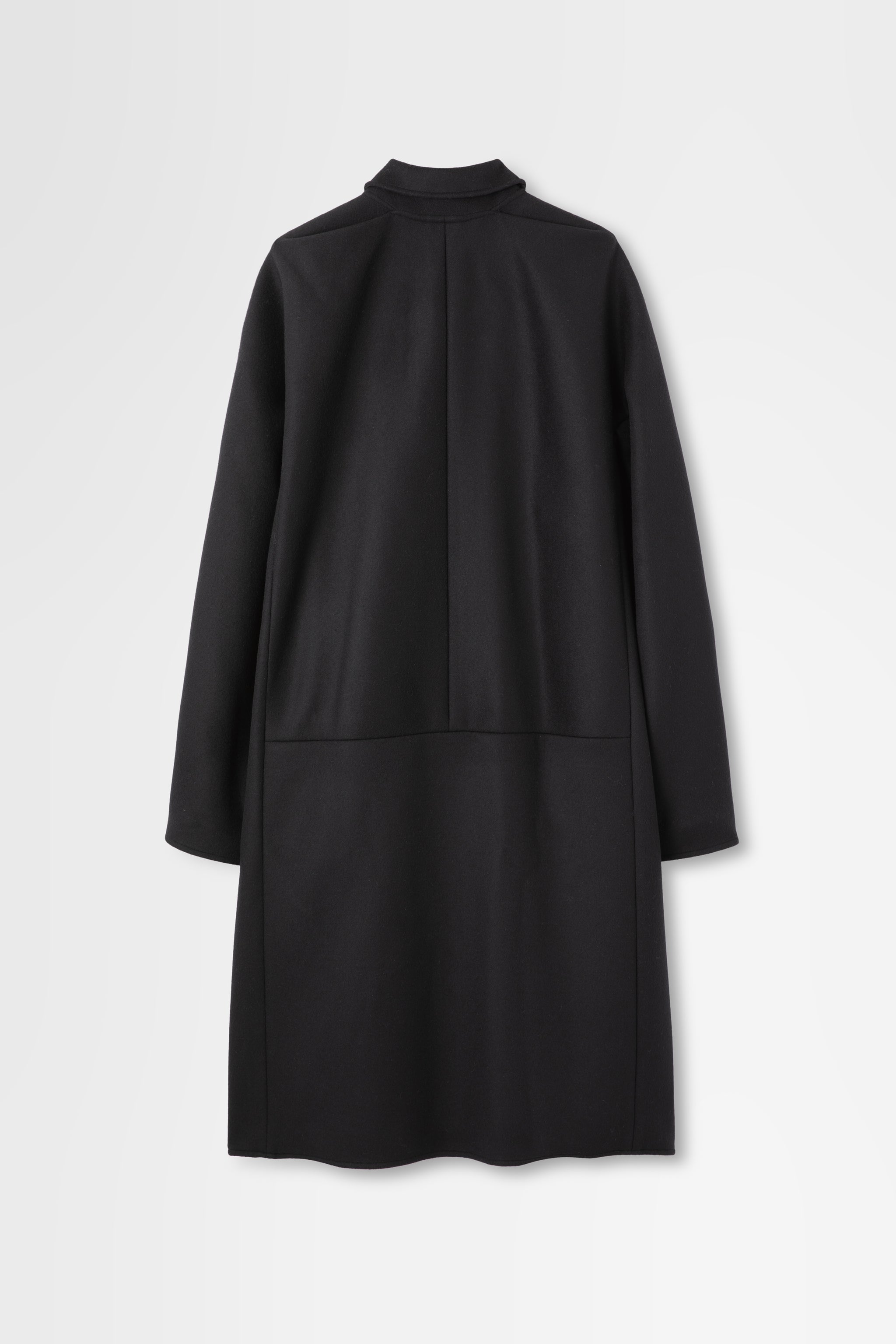 Soutien Collar Overcoat in double Face Beaver