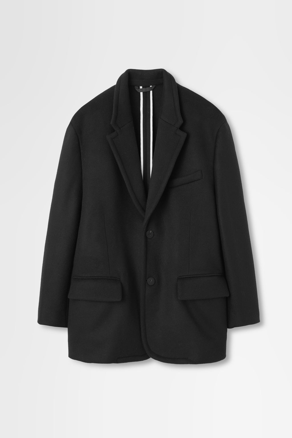 Oversize Blazer in Double Face Beaver