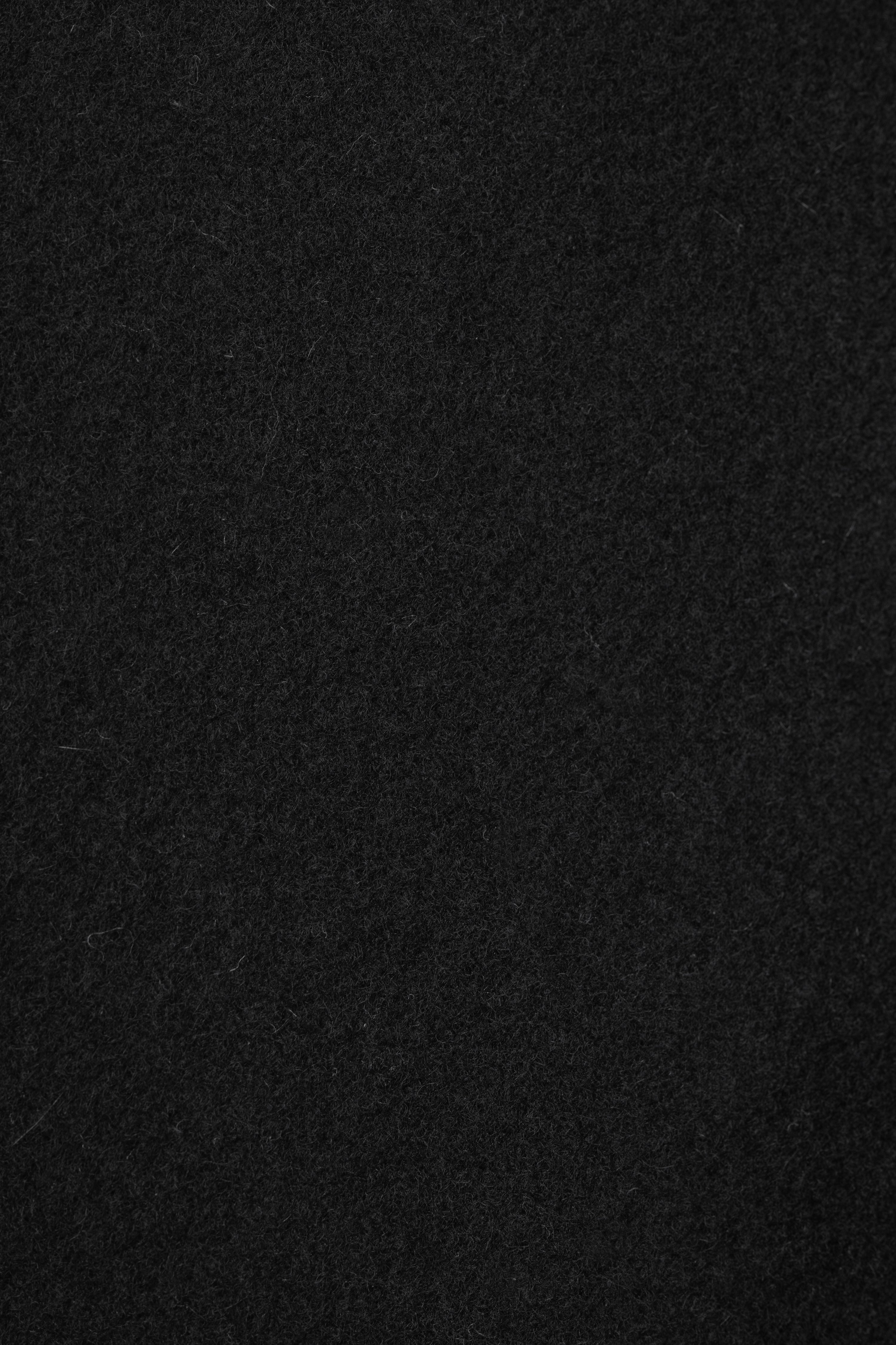 Notched Lapel Overcoat in Melton Wool