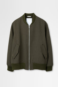 MA-1 Bomber Jacket in Wool Serge