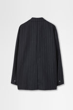 画像をギャラリービューアに読み込む, Double Breasted Jacket in Wool Pinstripe
