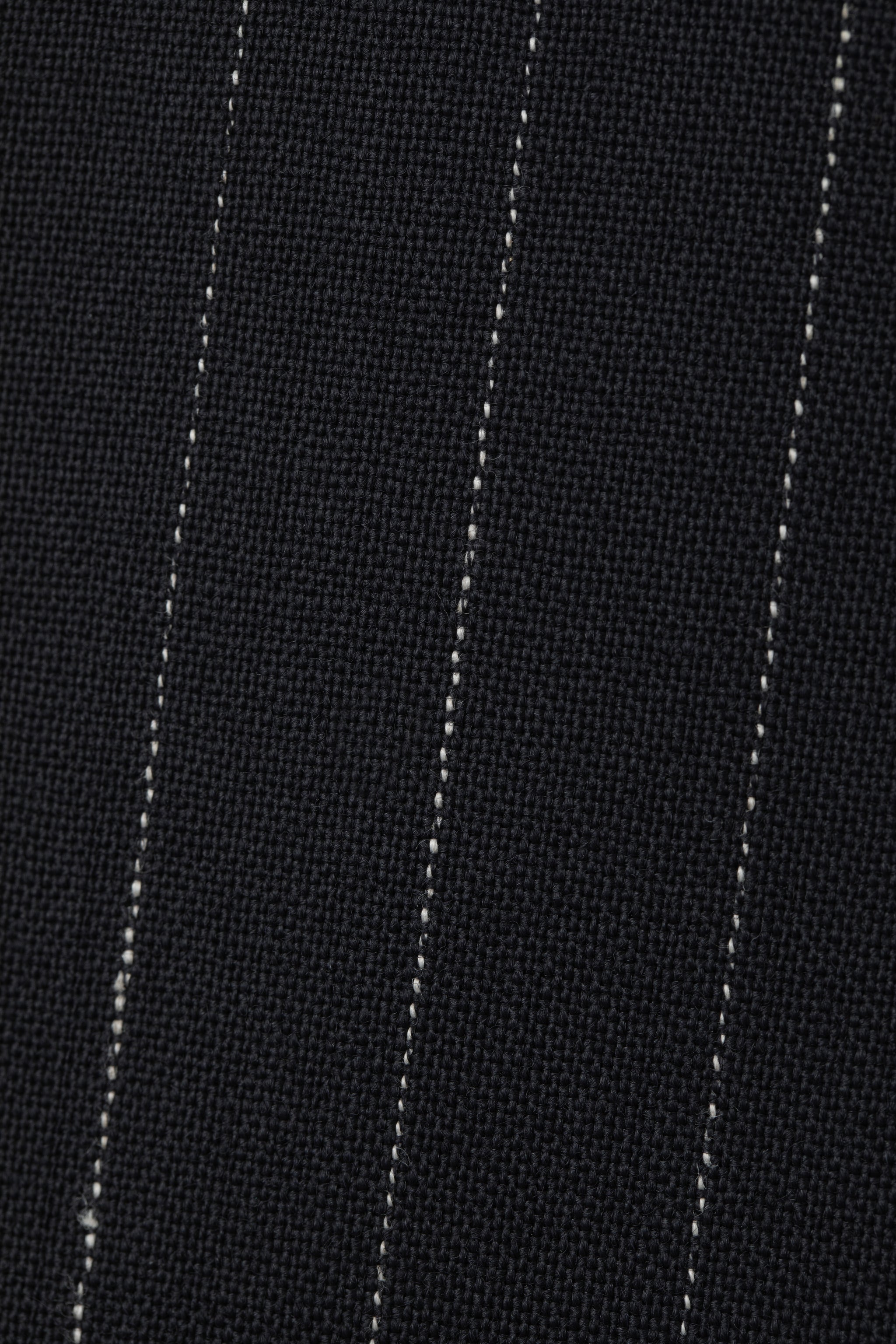 Double Breasted Jacket in Wool Pinstripe