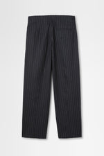 画像をギャラリービューアに読み込む, 5 Tuck Trouser in Wool Pinstripe
