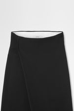画像をギャラリービューアに読み込む, Front Wrap Skirt in Rayon Tricotine
