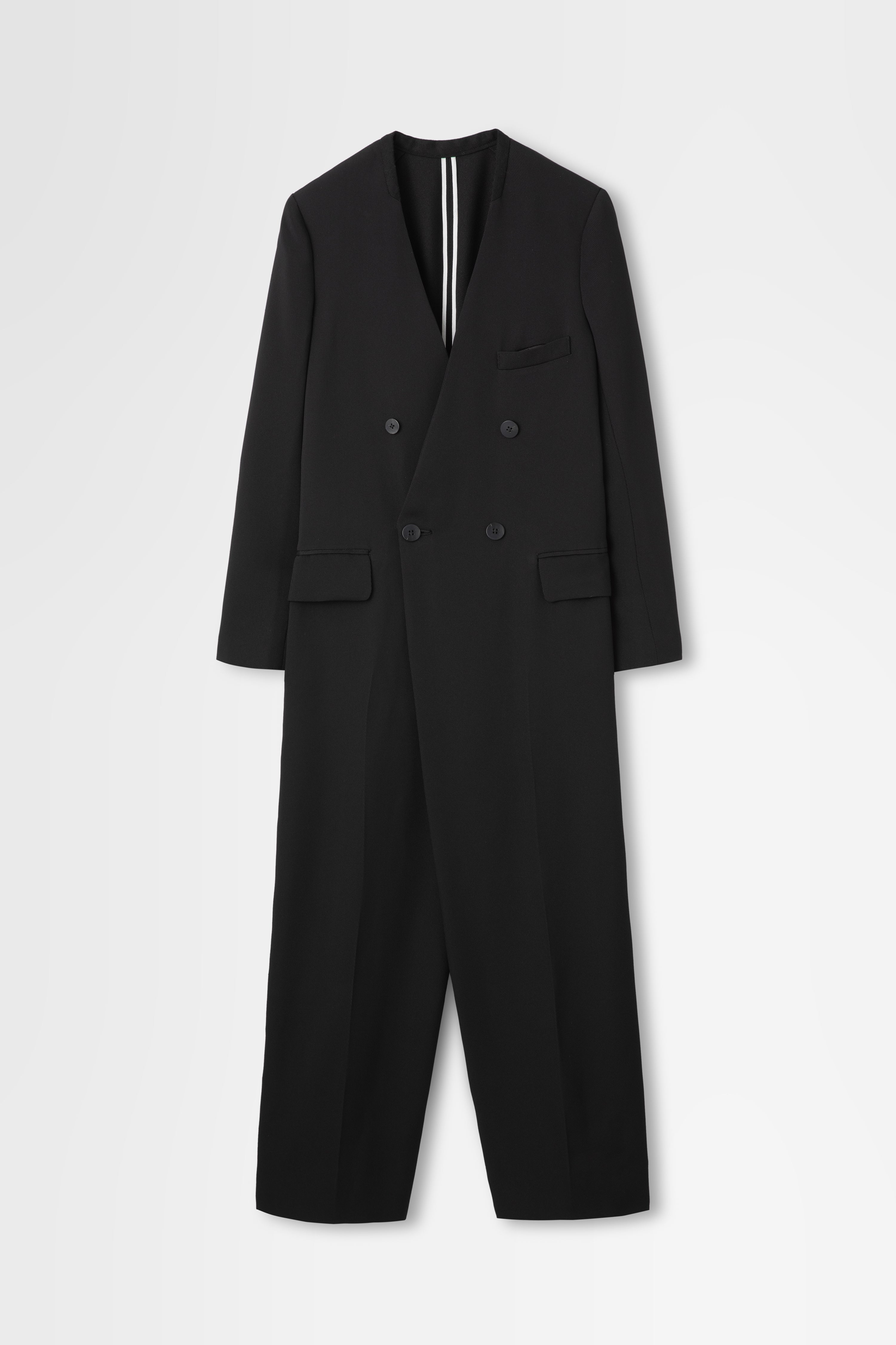 Tailored Jumpsuit in Rayon Tricotine