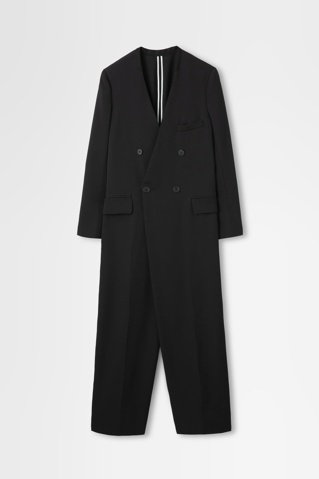 Tailored Jumpsuit in Rayon Tricotine