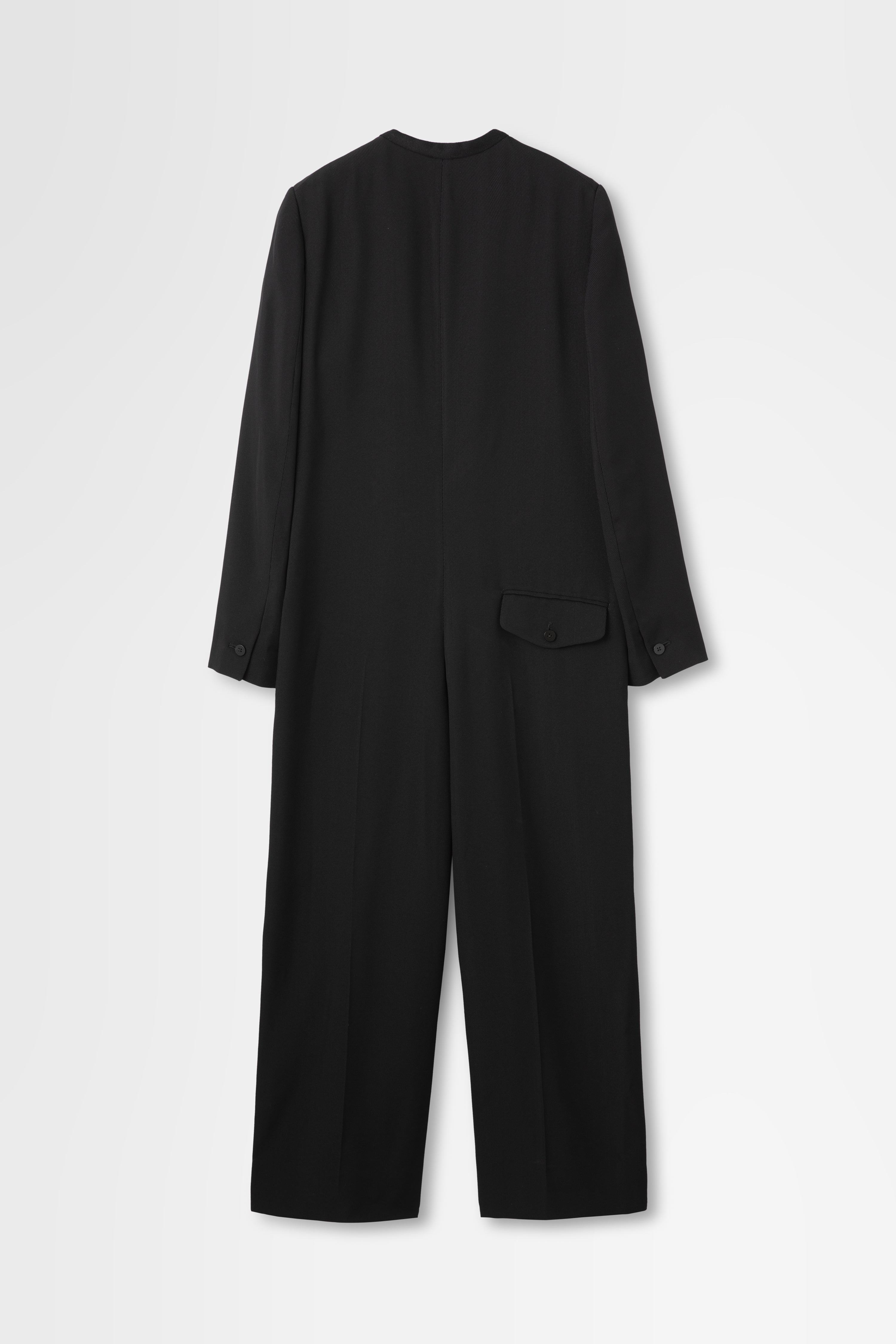 Tailored Jumpsuit in Rayon Tricotine