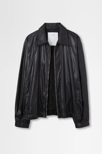 Blouson with Shirt Collar in Nylon