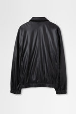 画像をギャラリービューアに読み込む, Blouson with Shirt Collar in Nylon
