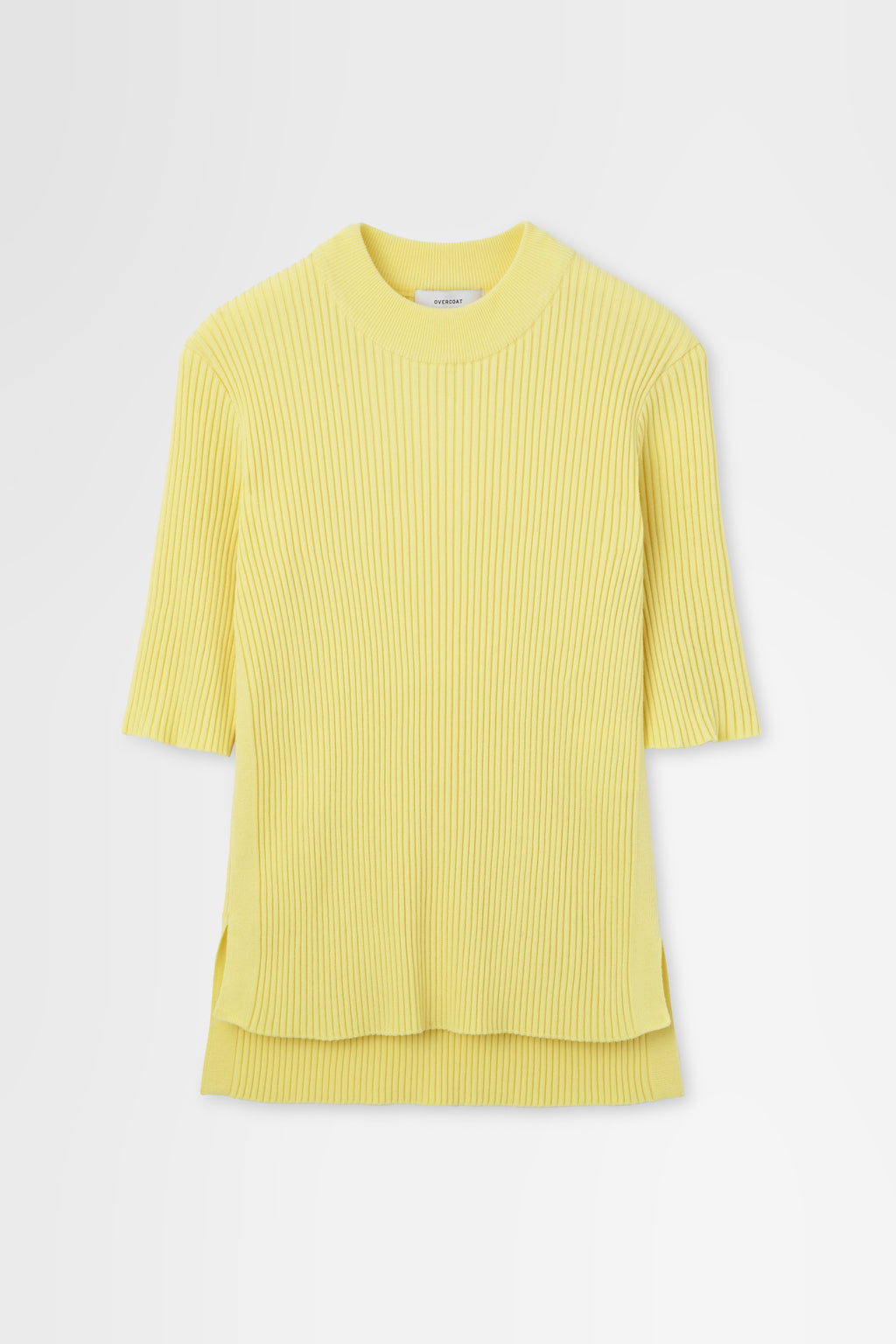 Ribbed Short Sleeve in Wool Rib