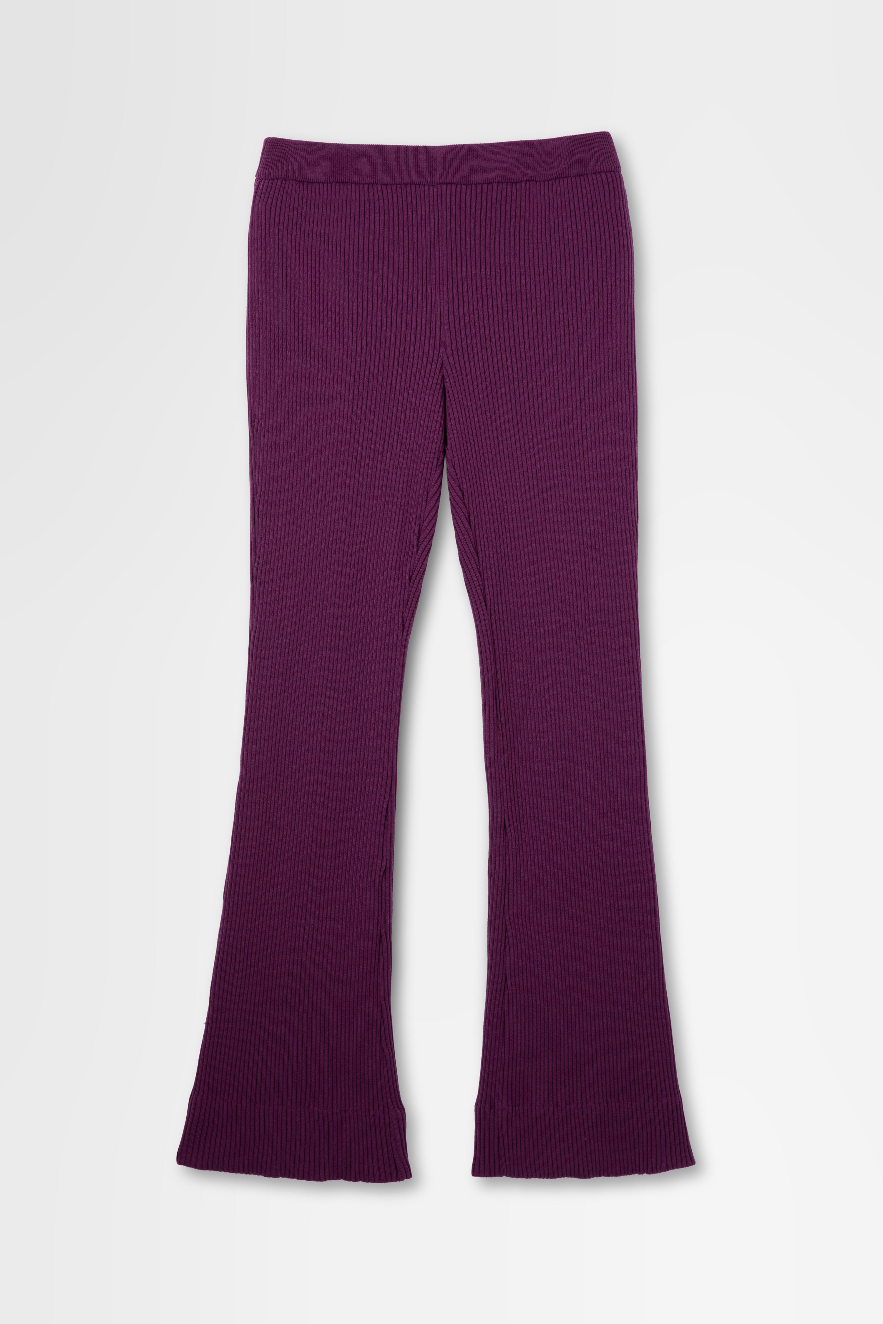 Ribbed Leggings in Wool Rib