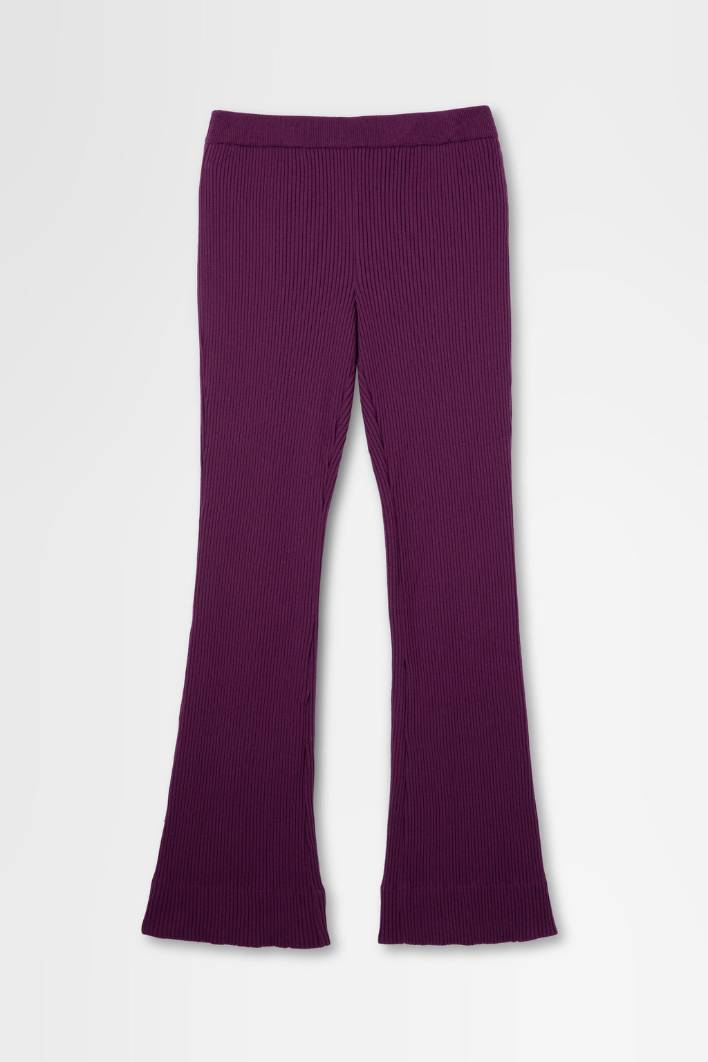 Ribbed Leggings in Wool Rib