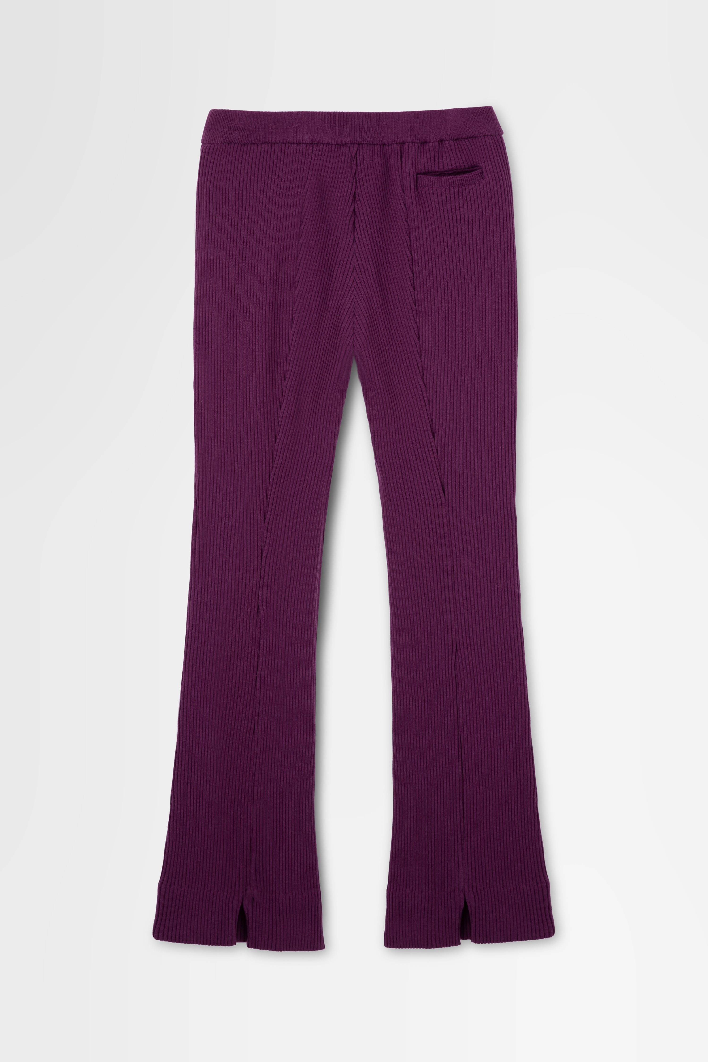 Ribbed Leggings in Wool Rib