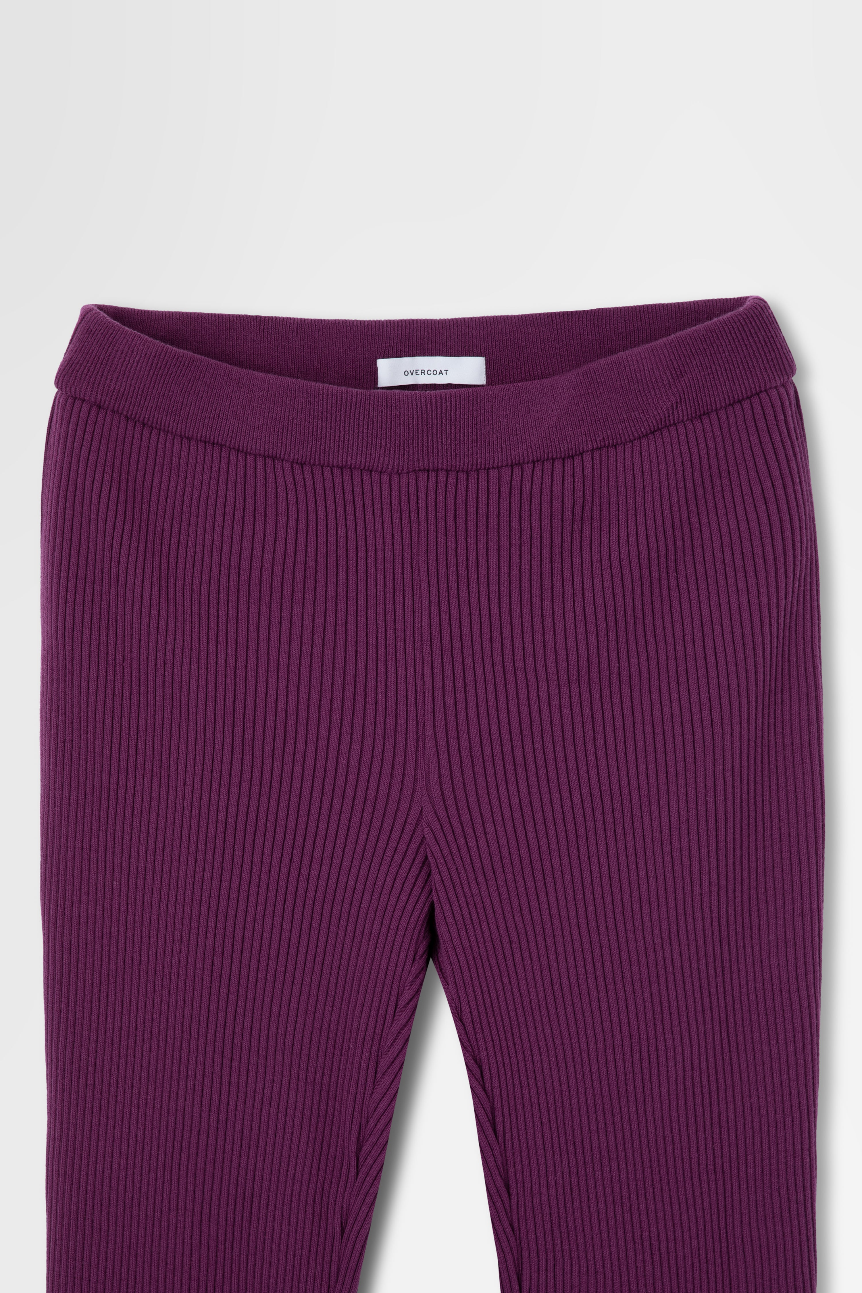 Ribbed Leggings in Wool Rib