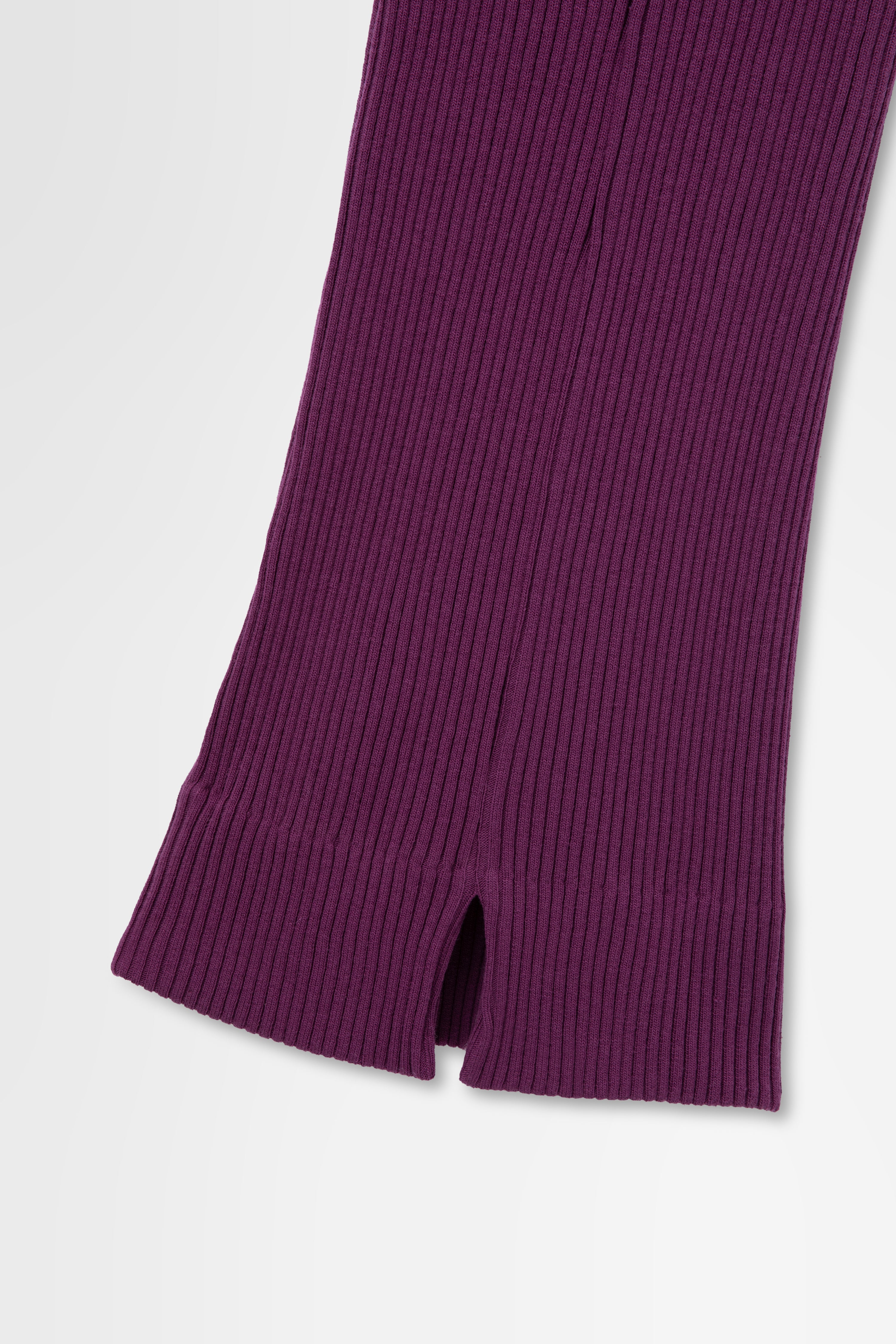 Ribbed Leggings in Wool Rib