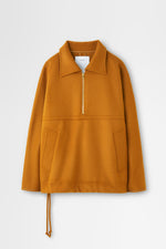 Load image into Gallery viewer, Double-face Beaver Wool Pullover in Camel
