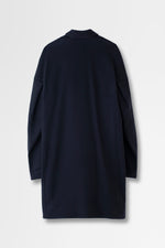 画像をギャラリービューアに読み込む, Wool Melton Overcoat in Navy
