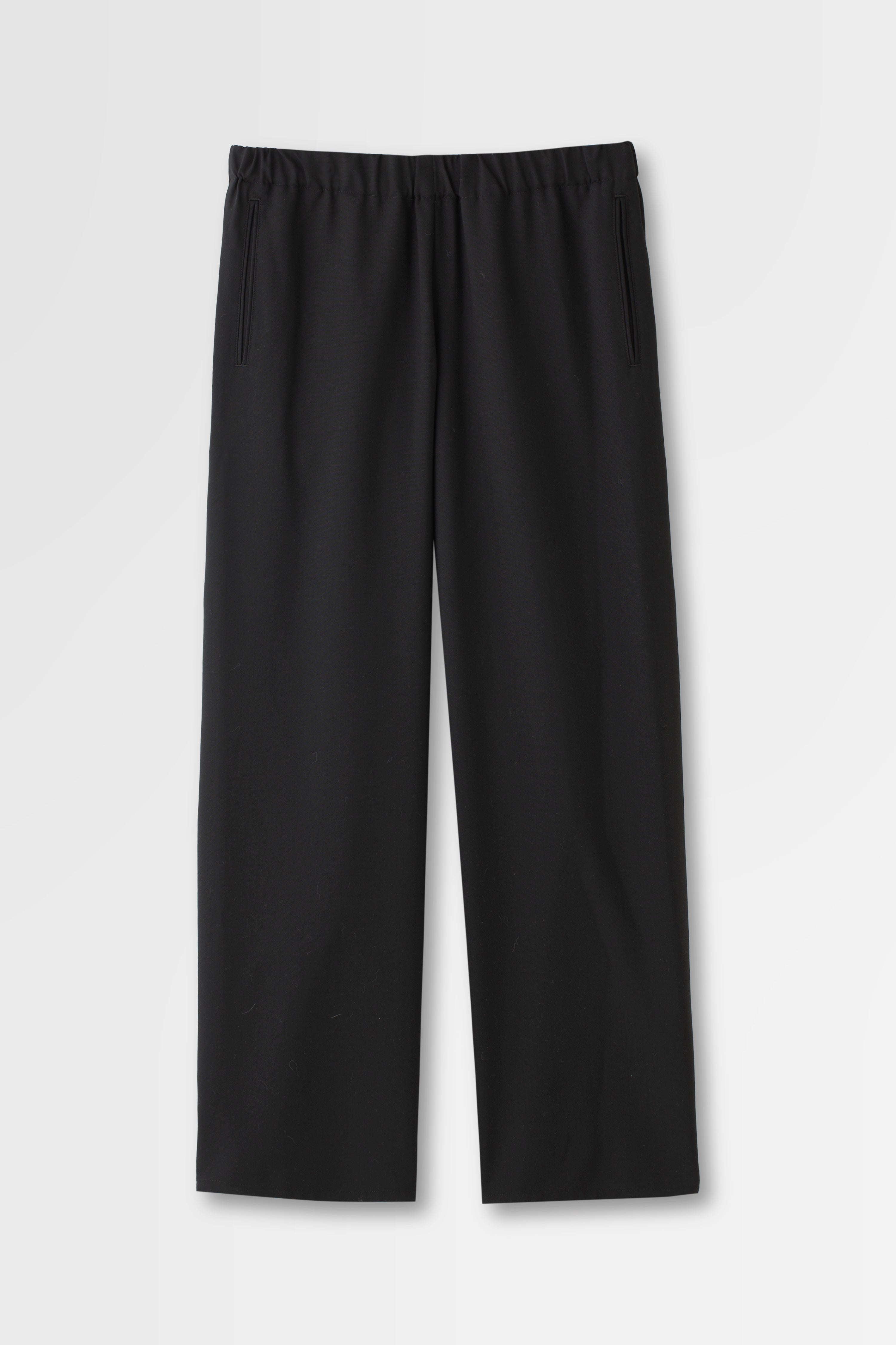 Wide-Leg Drawstring Trouser