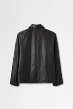 画像をギャラリービューアに読み込む, Leather Zip-Up Blouson
