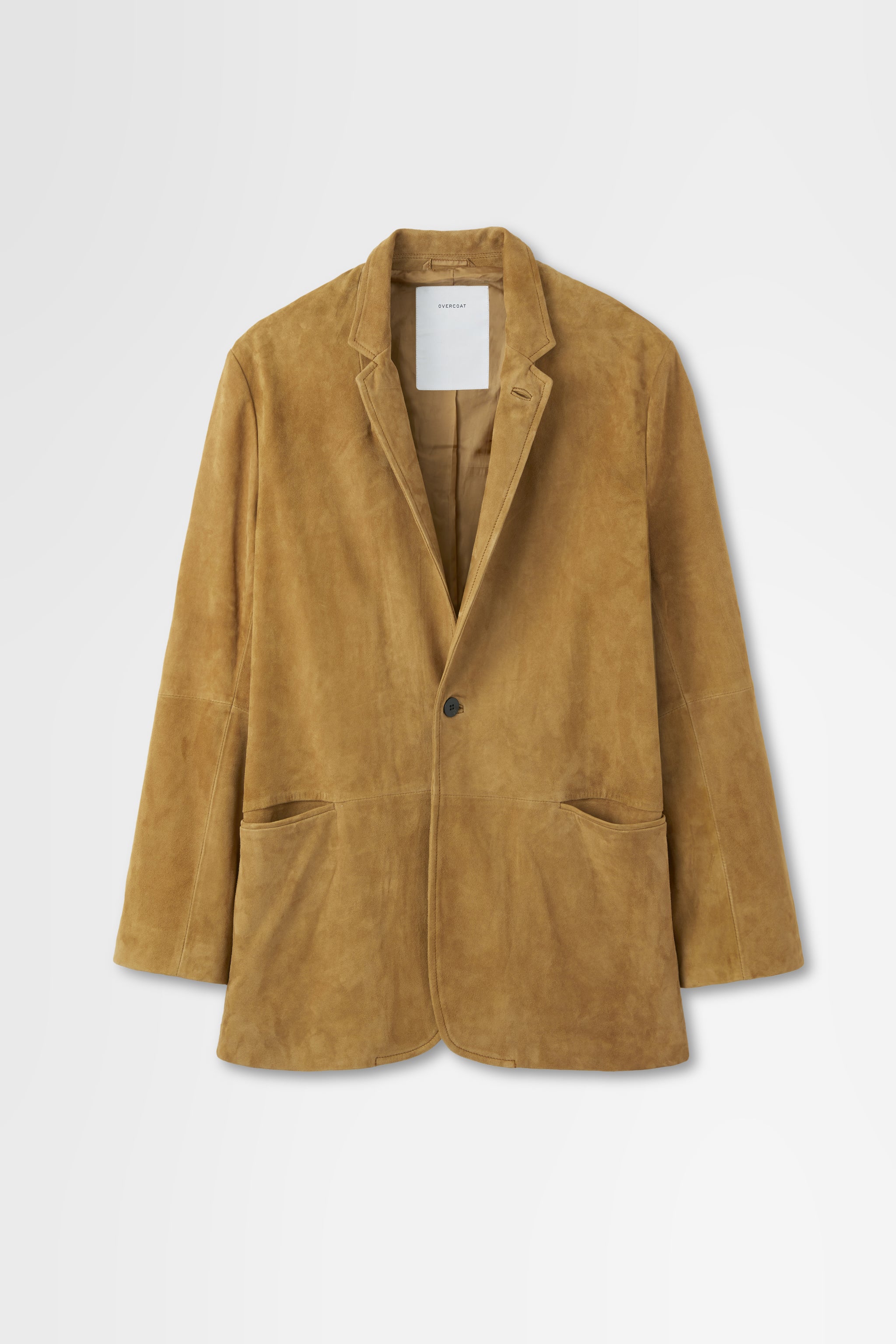 Suede Single Breasted Jacket