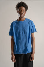 画像をギャラリービューアに読み込む, Overcoat x Richard Kern Collaboration T-shirt in Blue
