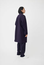 Load image into Gallery viewer, Wool Melton Overcoat in Navy

