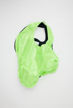 Load image into Gallery viewer, Tote Bag in Lime Green X Black
