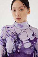 Load image into Gallery viewer, Printed Velvet Turtle Neck
