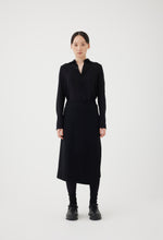 画像をギャラリービューアに読み込む, Wool Melton Wrap Skirt
