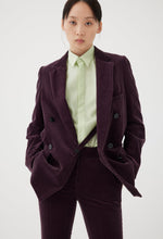 画像をギャラリービューアに読み込む, Corduroy Double Breasted Jacket
