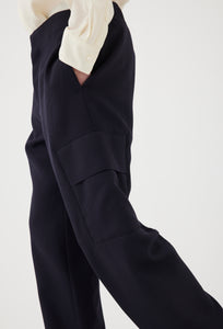 Wool Kersey Cargo Pant