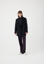 画像をギャラリービューアに読み込む, Wool Melton Double Breasted Jacket
