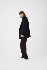 Wool Melton Double Breasted Jacket
