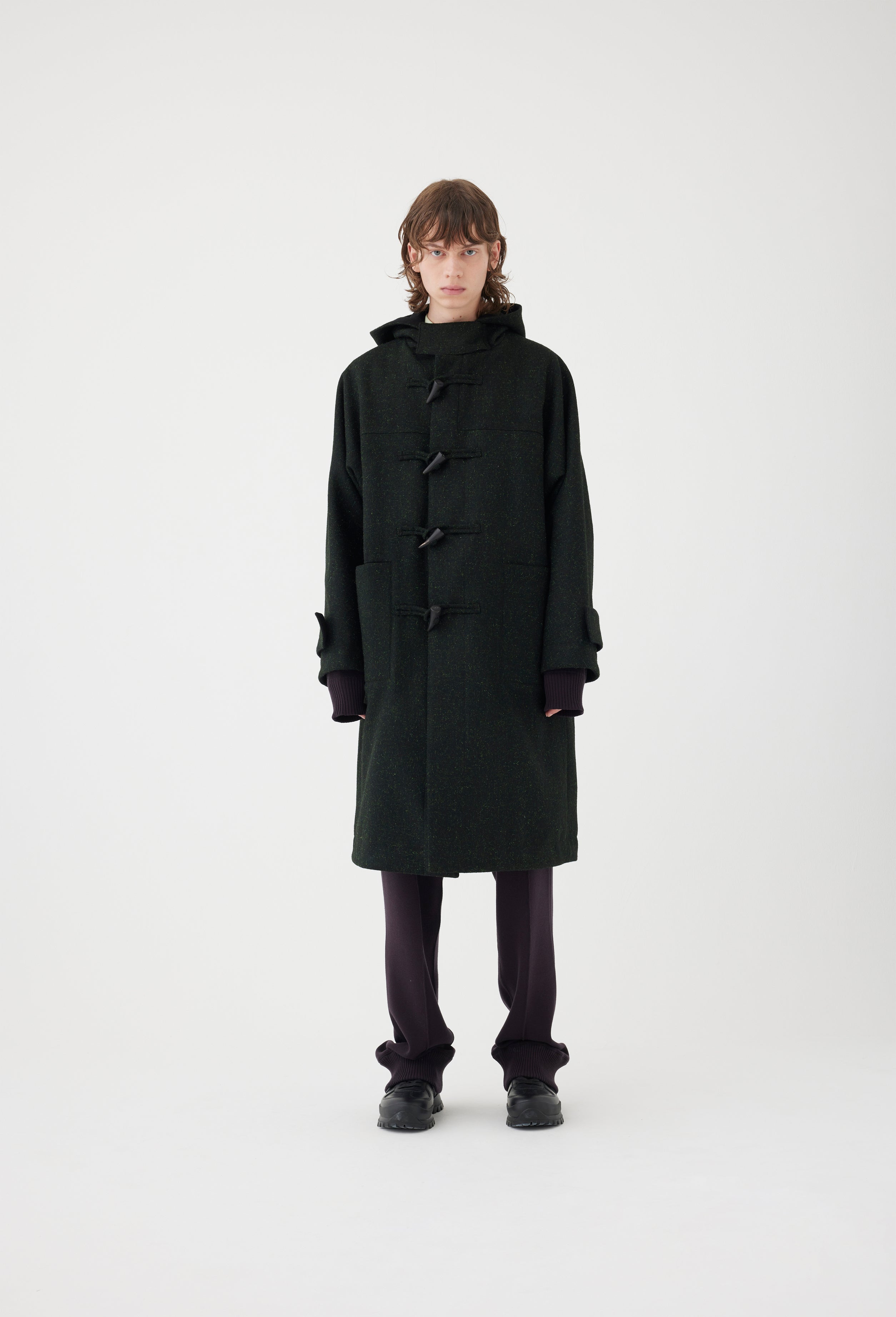 Speckled Wool Duffle Coat
