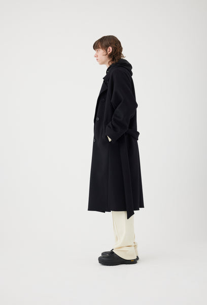 Beaver Wool Double Breasted Overcoat – OVERCOAT