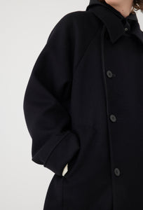 Beaver Wool Double Breasted Overcoat