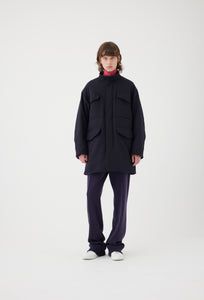 Wool Kersey Padded Field Jacket