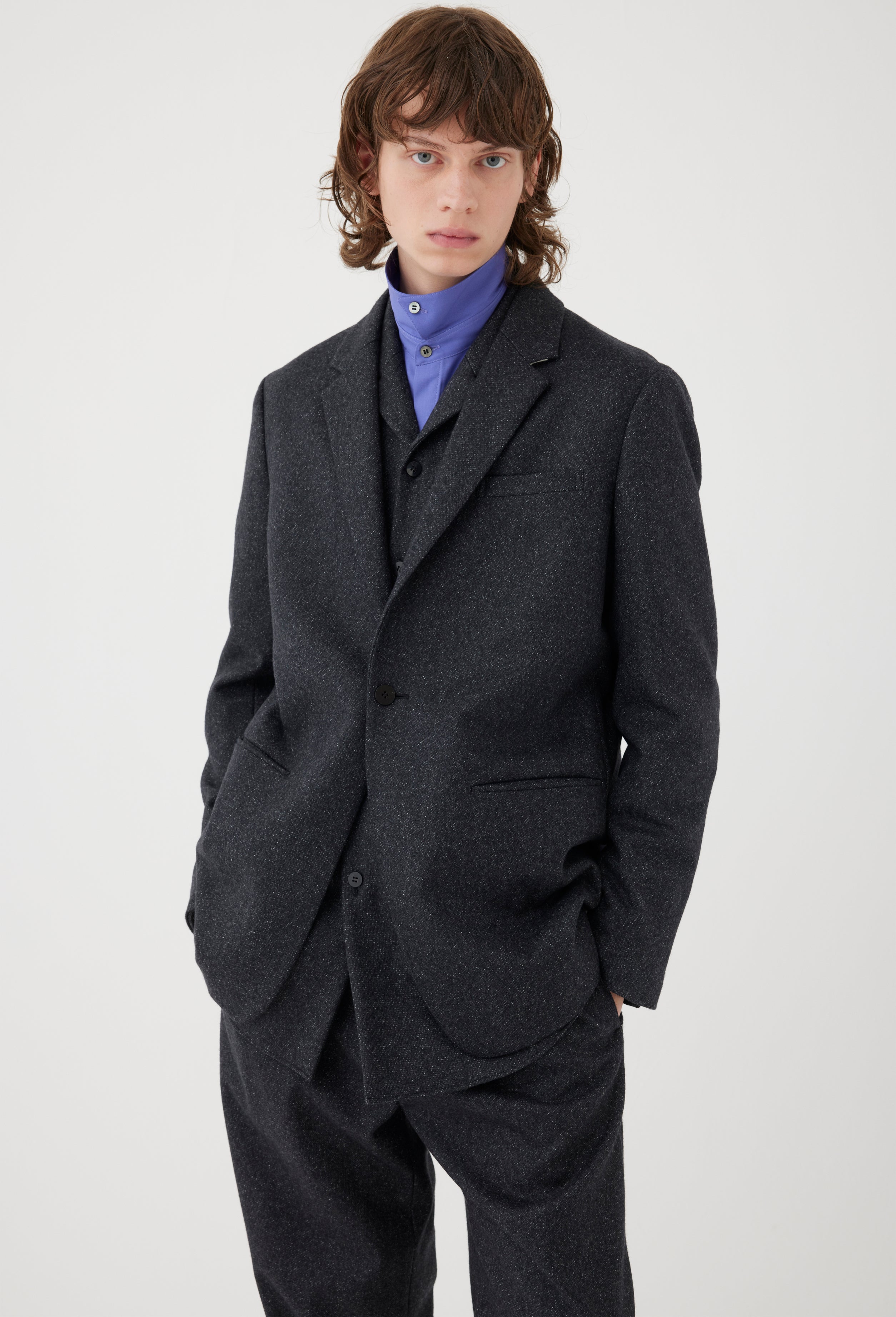 Wool Flannel Single Breasted Jacket – OVERCOAT