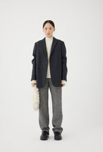 画像をギャラリービューアに読み込む, Wool Flannel Single Breasted Jacket
