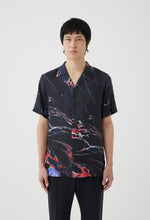 Load image into Gallery viewer, Lyocell Camp Shirt in Black
