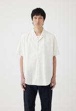 Load image into Gallery viewer, Cotton Short Sleeve Overshirt in Ivory
