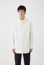 Load image into Gallery viewer, Cotton Overshirt in Ivory

